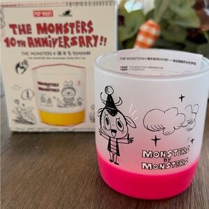 Pop Mart The Monsters 10 Year Anniversary Pink Glass